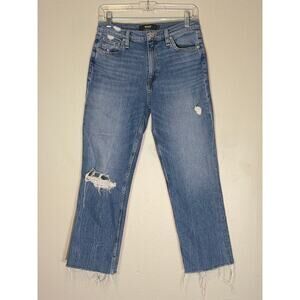 Hudson Remi Distressed High Rise Straight crop‎ Jeans, Women's 27